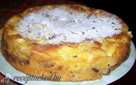 Almás-diós fahéjas gyors torta