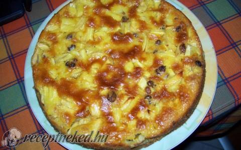 Almás-diós fahéjas gyors torta