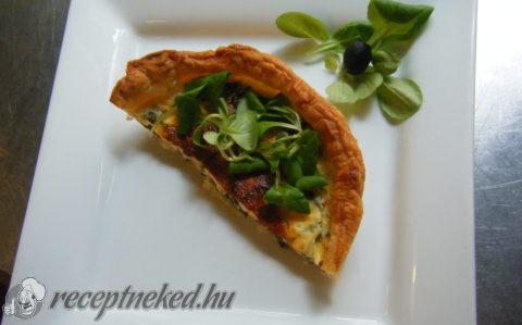 Fetás quiche