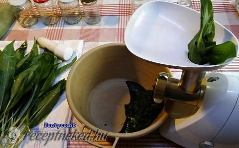 Darált medvehagyma (pesto alap)