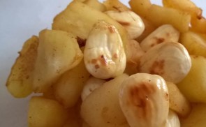 Párolt, pirított alma