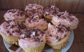 Rózsa muffin
