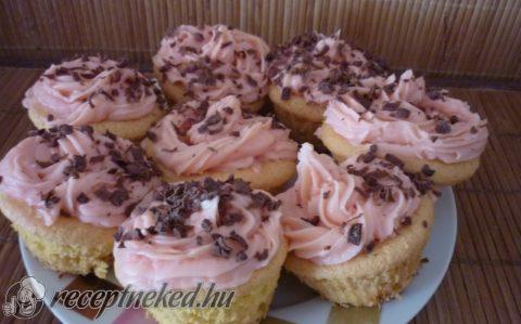 Rózsa muffin