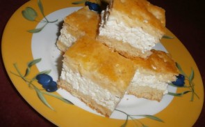Habos túrós pite