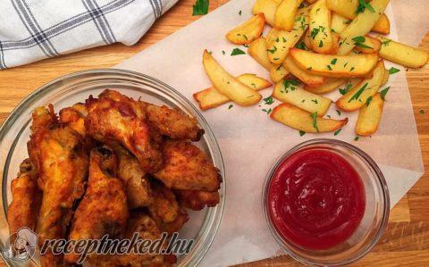 Ropogós csirkeszárnyak