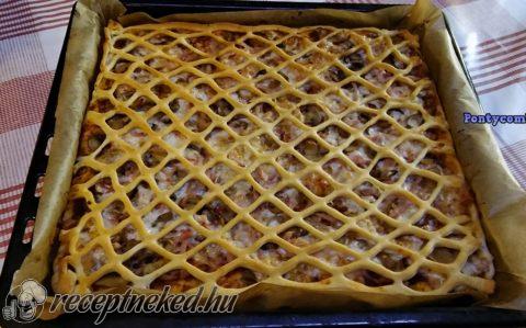 Rácsos pizza