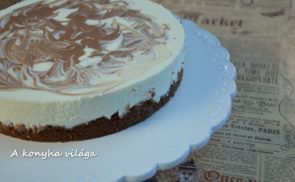 Sajtkrémes csokoládés torta