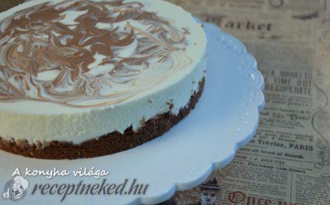 Sajtkrémes csokoládés torta