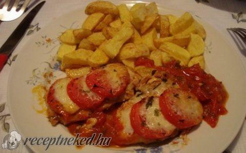 Paradicsomos szelet
