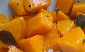 Tökös subji – indiai fűszeres zöldséges főétel