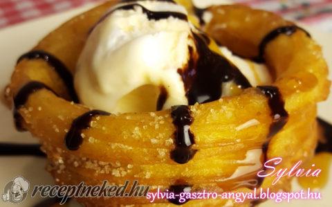 Churros fagylaltos kosárkák