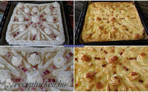 Krumplipüré torta (köret)