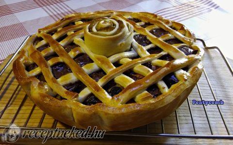 Fügés-nutellás pite