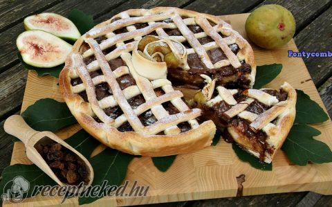 Fügés-nutellás pite
