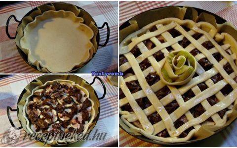 Fügés-nutellás pite