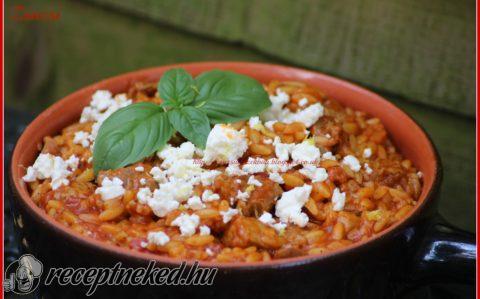 Báránypilaf orzo tésztával