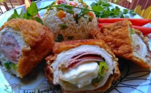 Töltött csirkemell rántva, avagy csirke cordon bleu felturbózva