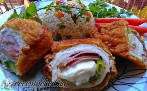 Töltött csirkemell rántva, avagy csirke cordon bleu felturbózva
