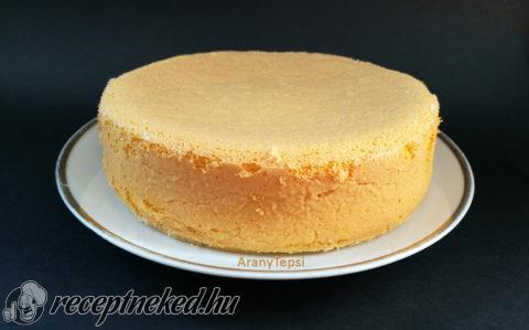 Egyszerű piskóta kis tortához