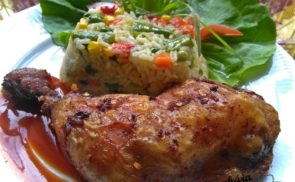 Chilis csirkecombok