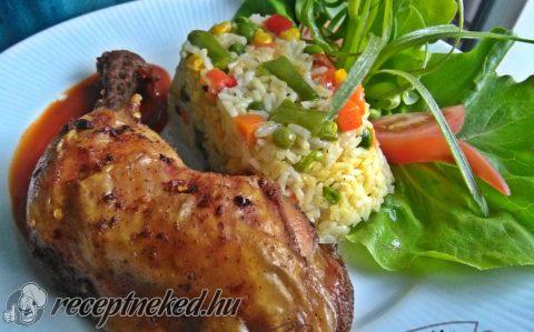 Chilis csirkecombok