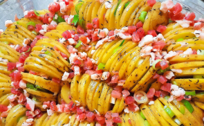 Fűszeres baconos sült burgonya
