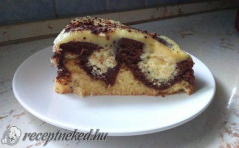 Kókuszkrémes túrógombóc torta