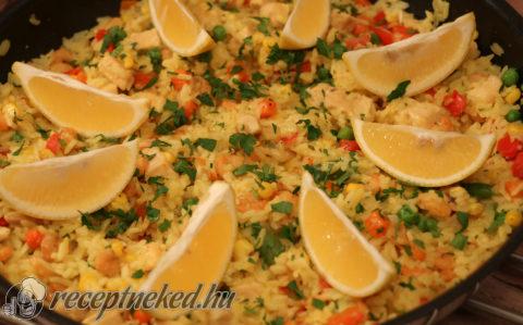 Villámgyors csirkés paella