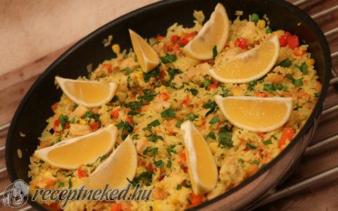 Villámgyors csirkés paella