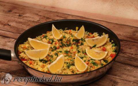 Villámgyors csirkés paella