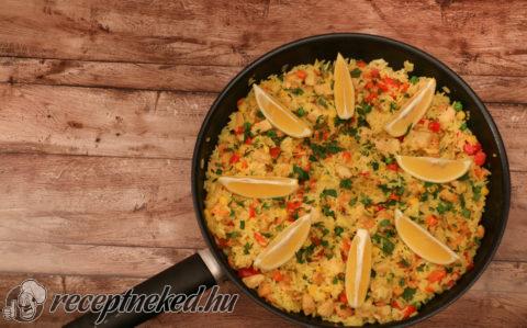 Villámgyors csirkés paella