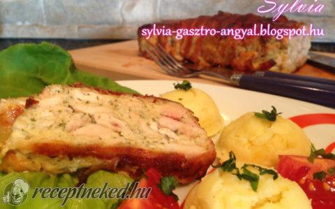Csirkés baconös alagút