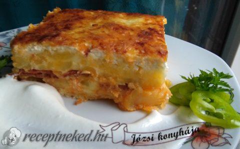 Rakott krumpli sajttal sütve