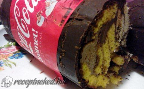 Coca-colás üveg torta