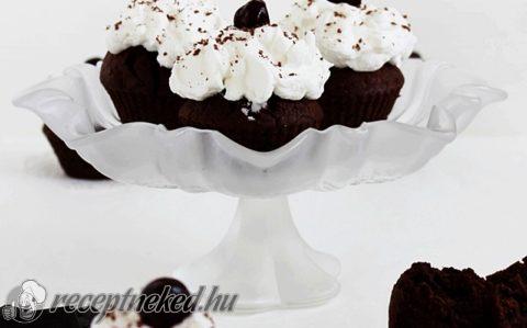 Fekete erdő muffin