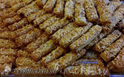 Sajtos stangli (tartós változat)