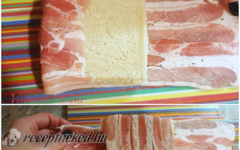Baconos sajtos melegszendvics