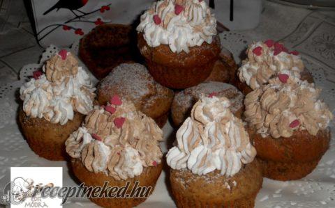 Diós,csokis muffin
