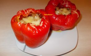 Darált hússal töltött kaliforniai paprika
