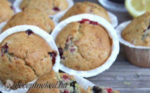 Citromos bogyós muffin