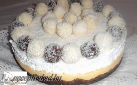 Kókuszgolyó torta