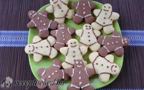 Mézeskalácsbáb alakú linzer