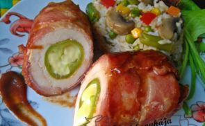 Baconos BBQ csirkemell
