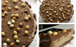 Habkönnyű mogyorókrémes sajttorta