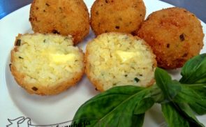 Arancini olasz rizsgolyók
