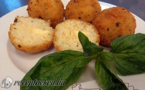 Arancini olasz rizsgolyók