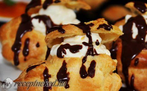 Profiterol narancsos krémmel