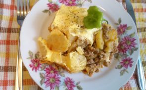 Rakott tepsis burgonya
