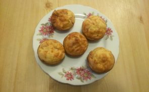 Sonkás-sajtos muffin
