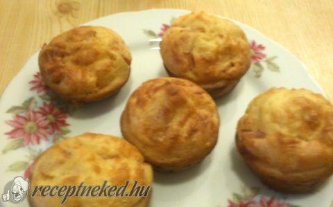 Sonkás-sajtos muffin